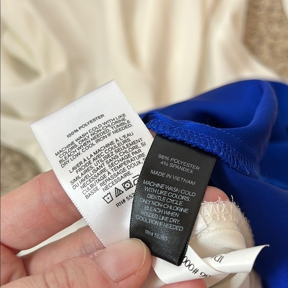 3 Item Polyester Career Blouse Shirt Bundle - J. Crew & Express - Sz Small / 2 - Picture 10 of 10